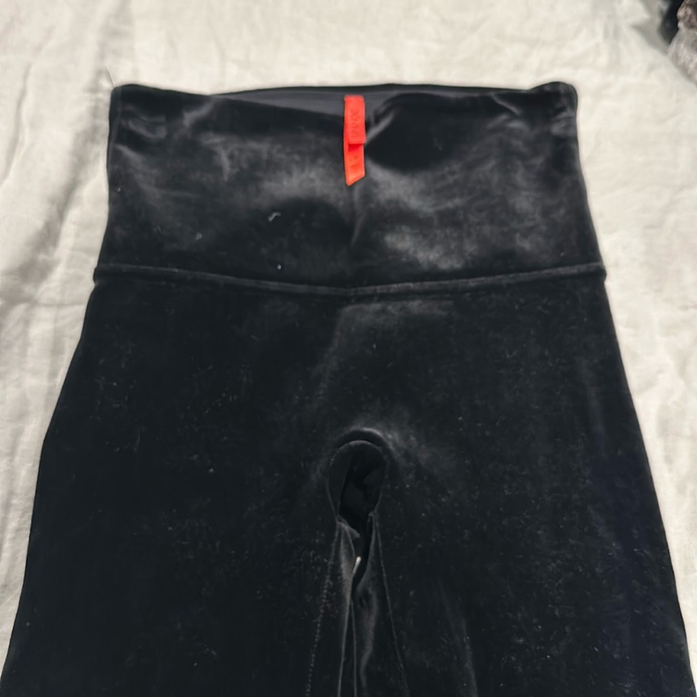 Spanx velour leggings